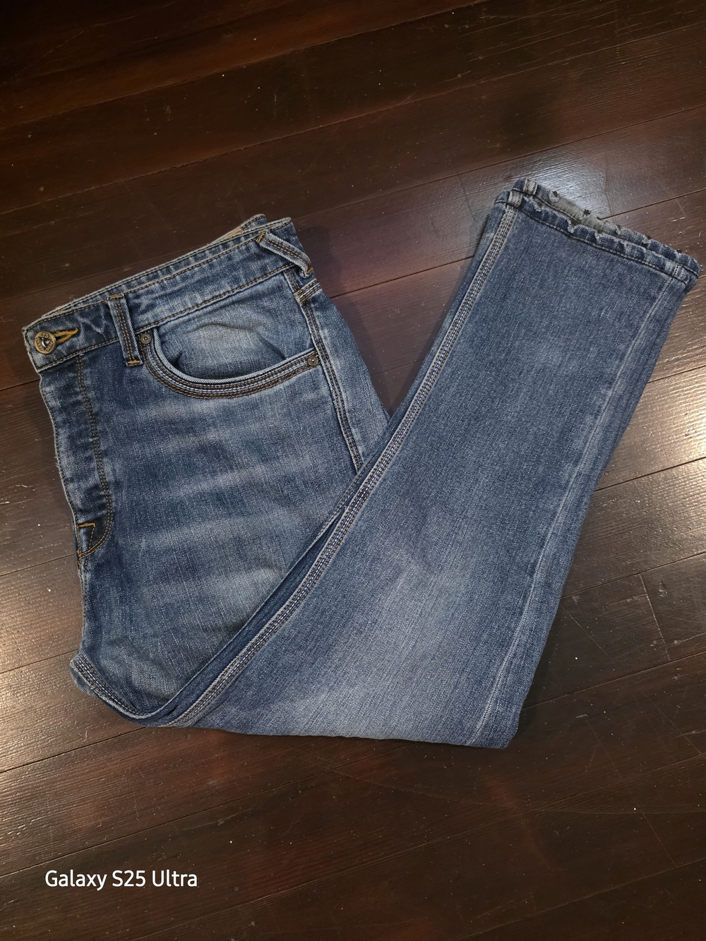 Pepe Jeans London 73 Men’s Jeans W38 Blue Distressed Stretch Denim PM-14